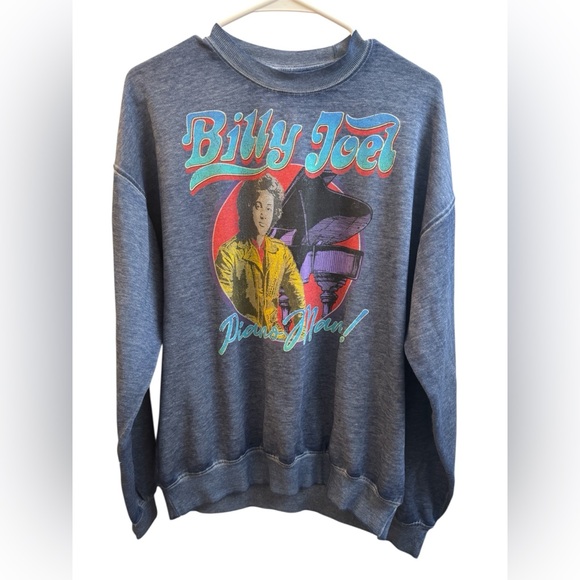 Other - Billy Joel Graphic women’s Sweater - Blue